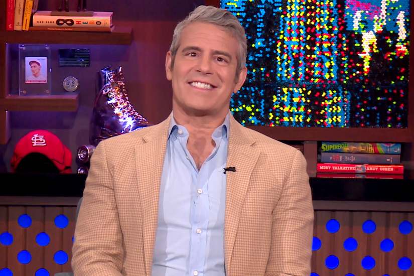 Images of the first talk show host, Andy Cohen