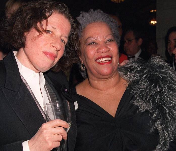 Fran Lebowitz with her long time friend, Toni Morrison