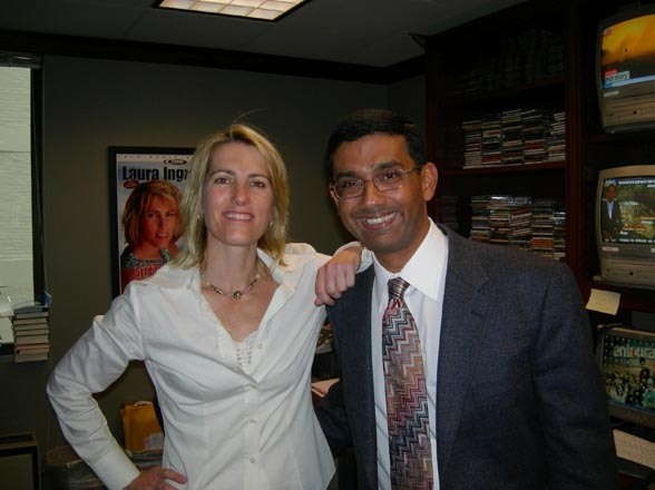 Laura Ingraham with his ex-boyfriend, Dinesh