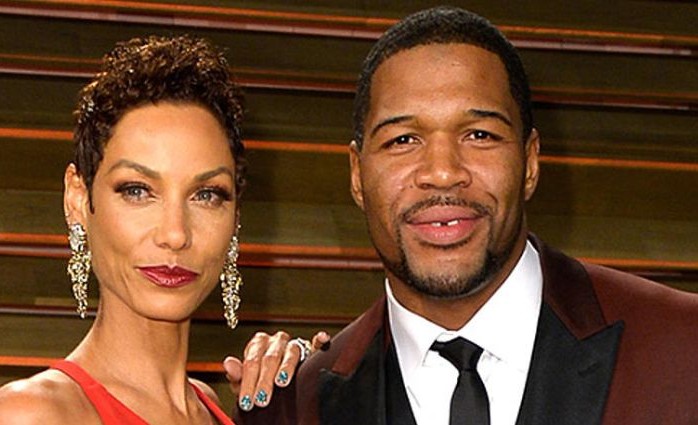 Michael Strahan with his first wife, Wanda 