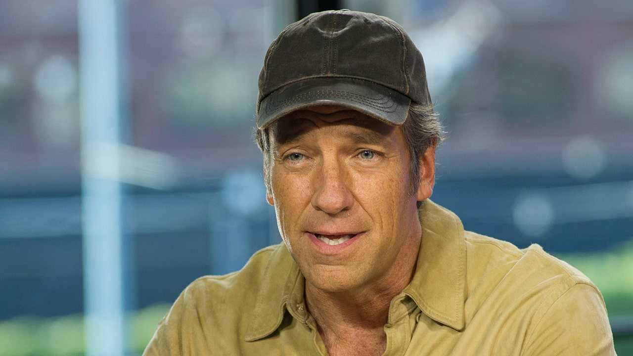 Images of a veteran show host, Mike Rowe