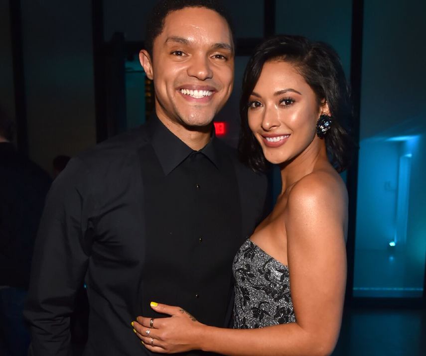 Trevor Noah with his ex-girlfriend, Jordan