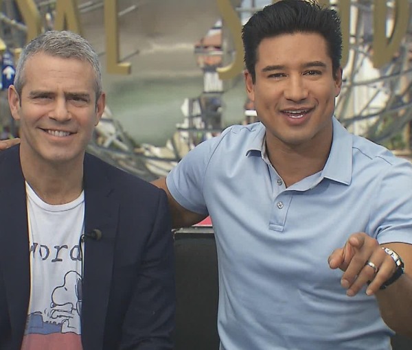 Andy Cohen looking happy with his ex-partner, Clfton Dassuncao