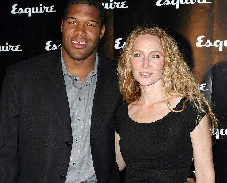 Michael Strahan with his second ex-wife, Jean