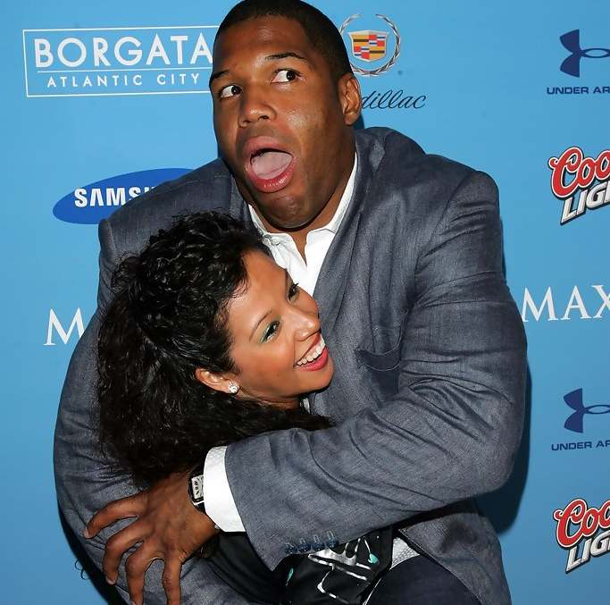 Michael Strahan with his Ex-girlfriend, Stefani Vara