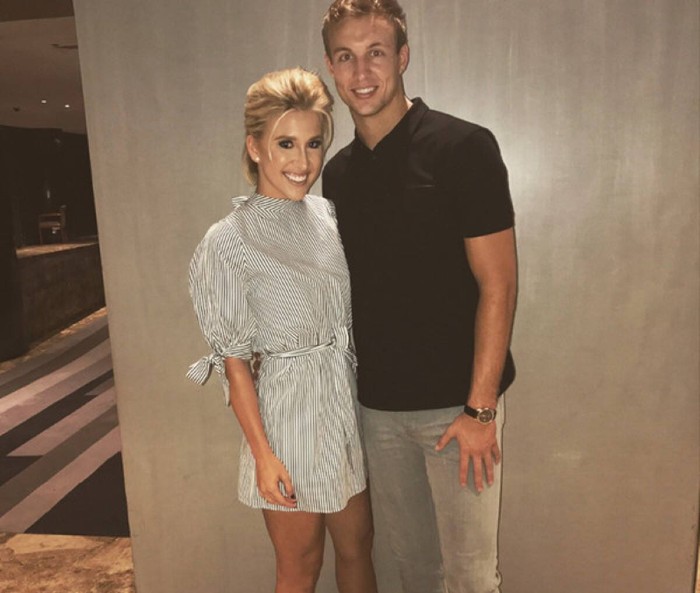 Savannah Chrisley looking gorgeous with her ex-boyfriend, Luke