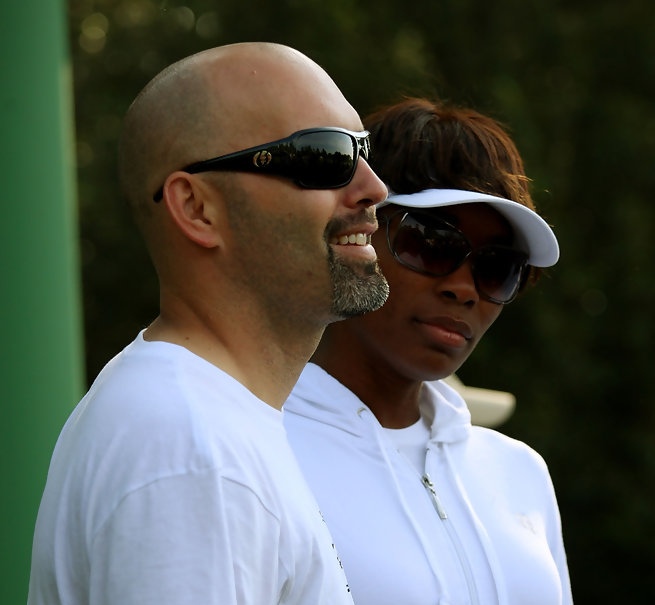 Venus Williams with her ex-boyfriend, Hank Kuehne